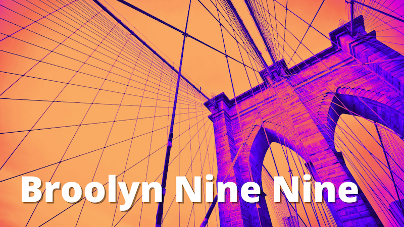 THM: Brooklyn Nine Nine