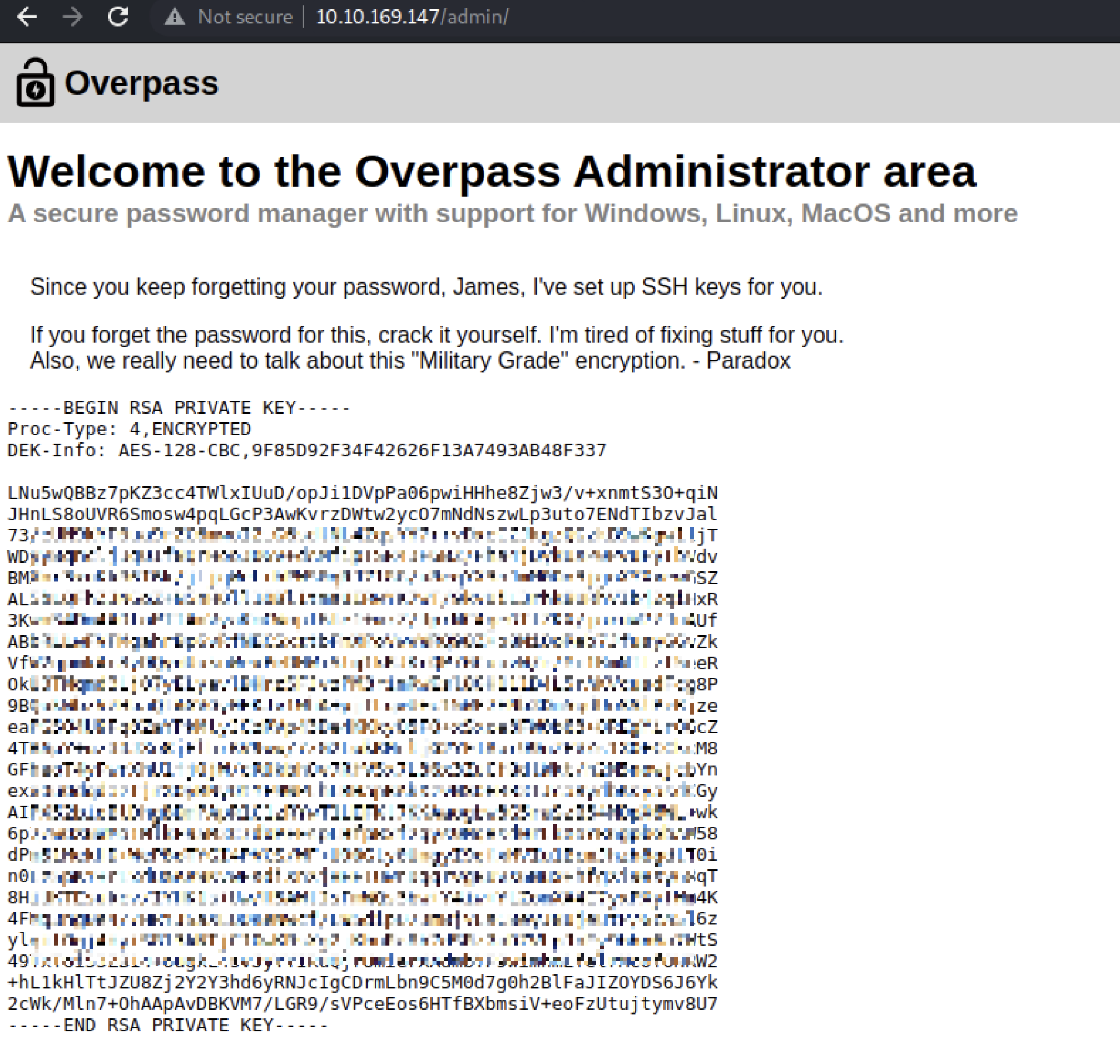 Overpass Admin Page