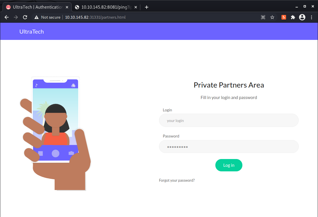 Partners page