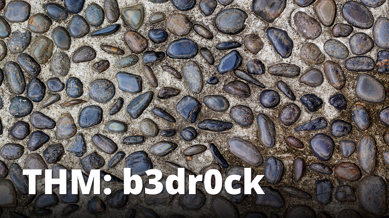 THM: b3dr0ck