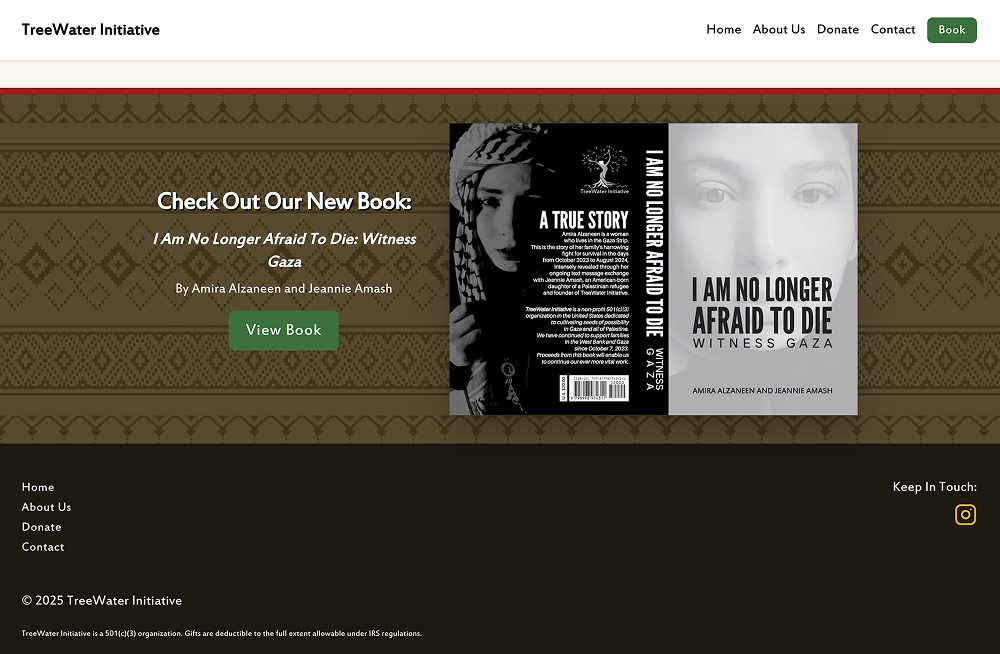 Screenshot of treewaterinitiative.org
