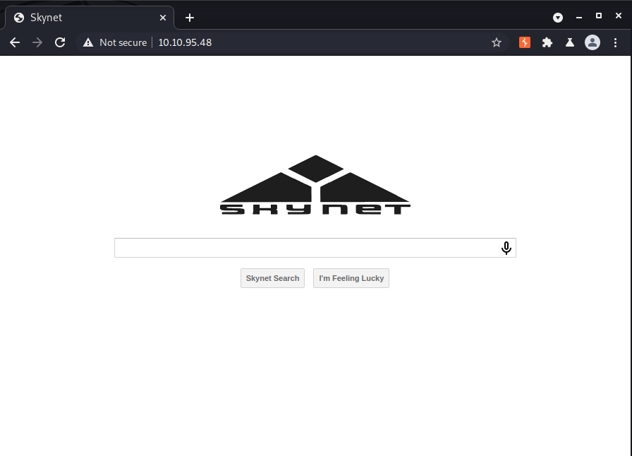 Default page on port 80