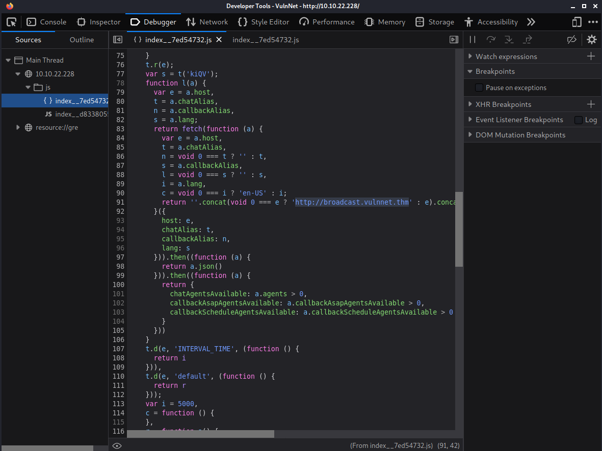 Investigating JS files in Devtools