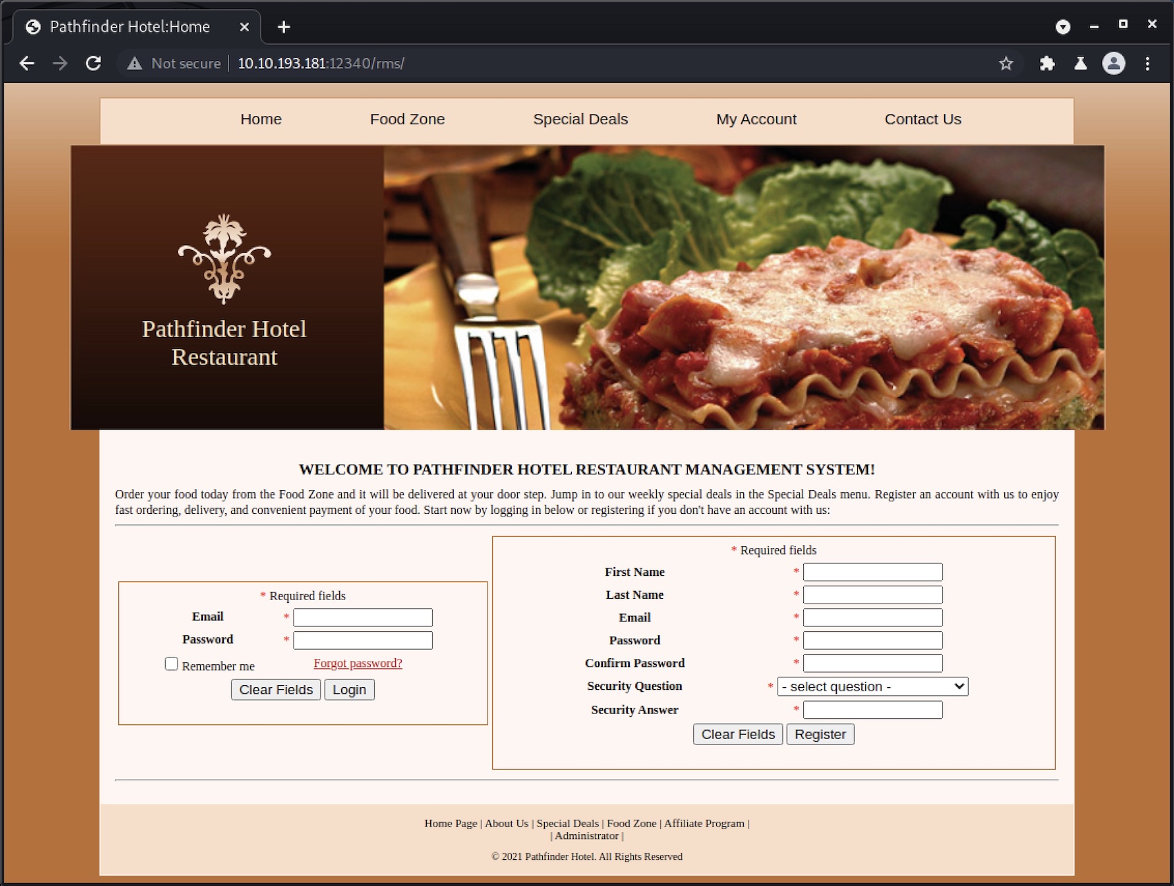 Pathfinder Hotel Restaurant